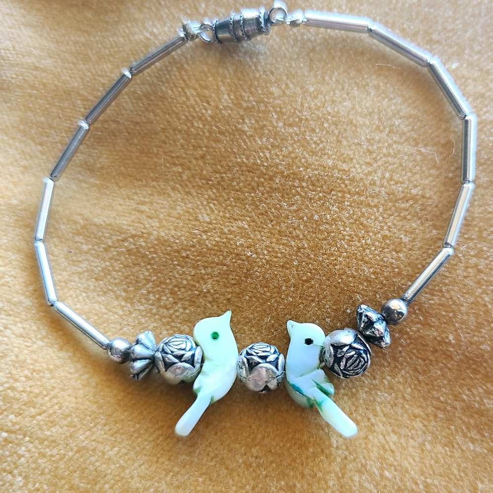 Vintage Native American Sterling Silver Bracelet